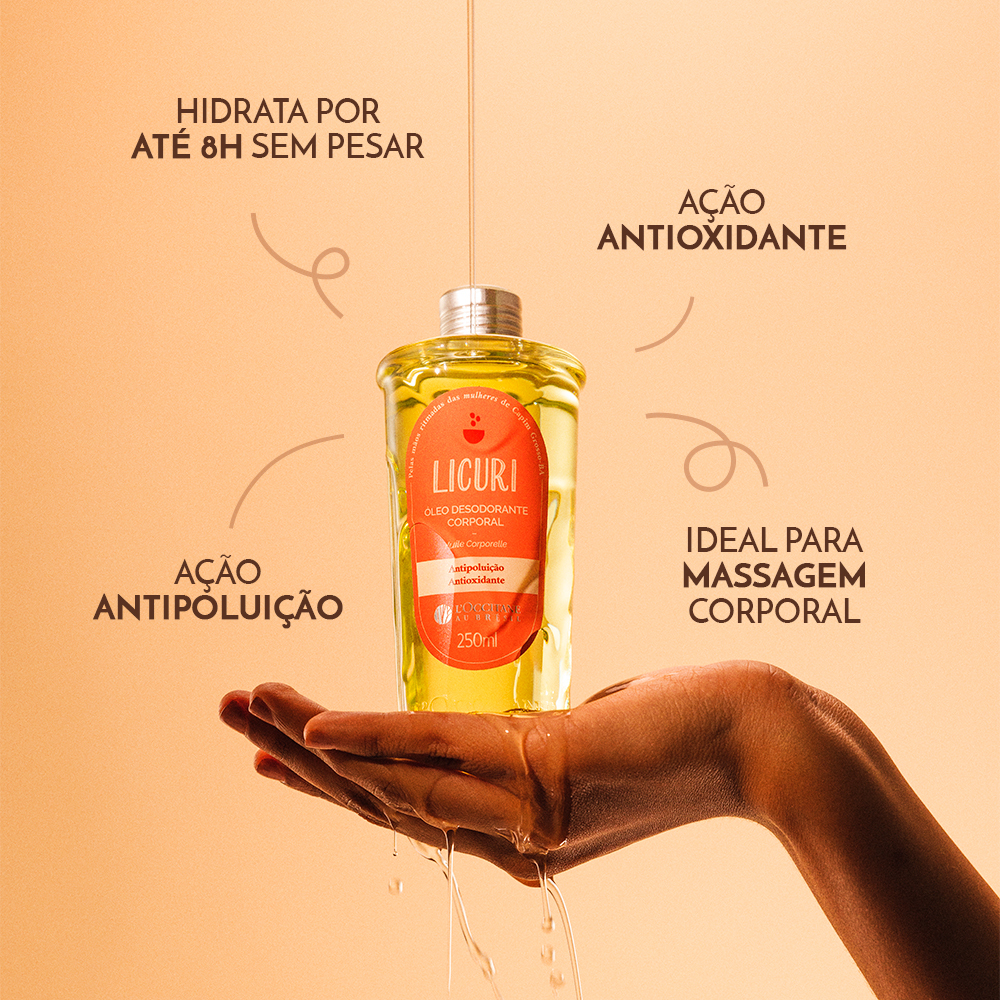 &Oacute;leo Desodorante Corporal Licuri 250ml, ,  large image number 1